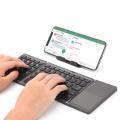 Folding Keyboard B033 Foldable Bluetooth Keyboard With Touchpad Mouse
