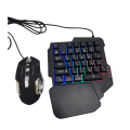 Jg833 4-In-1 Combo Pack With One-Handed Keyboard + Mouse And Pubg Converter