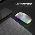 Se-M16 Dual Mode Mouse Rechargeable Led 2.4Ghz+5.0 Bluetooth Dual Mode Mouse