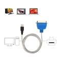 Ieee 1284 36-Pin Printer Cable Usb To Parallel