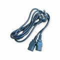 Xf0775 Female Cable 1.5M Dual Power Supply 3 Pin To 2 Iec