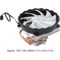 Xf0285 12V 2-Tube Cooling Fan 3-Pin Downward Blowing