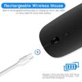 Portable Rechargeable 1200Dpi Optical Wireless Mouse