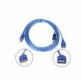 Usb 2.0 Transparent Blue Extension Cable 5M