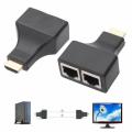 Ethernet Extender Hd 1080P 3D Hd Tv 30M Hdmi Rj45 Cat5e Cat6 Utp Lan