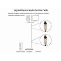 Metal Head Optical Fiber Audio Cable 1.5M