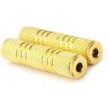 Auxiliary Coupler, 3.5mm Female To Female Adapter Stereo Connector 100-Pack