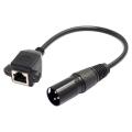 Xlr 3-Pin Male To Rj45 Cable Adapter 0.3M
