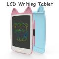 Children`s Cat-Ear Writing/Drawing Tablet With Stylus 7 Inches