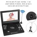 Portable Hd Dvd Player With Lcd Screen With Tv Tuner/Card Reader/Usb/Game 9.8 Inch