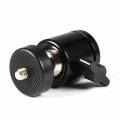 Screw Swivel Ball Head Tripod Mount 360° Swivel 1/4`