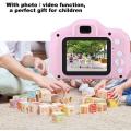Children`s Digital Camera With Micro Sd Card Slot X2