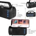 Ab-Sd17 Solar Bluetooth Speaker With Flashlight And Mobile Phone Holder