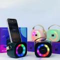 Rgb Portable Wireless Bluetooth Speaker With Karaoke Microphone