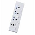 Treqa Pl-506 4 Power Sockets With Independent Off Switches + 3 Usb Ports 2M Cable Strip