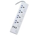 Treqa Pl-507 Power Socket 3000W With 2m Cable Strip