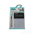 12-Position Dual Power Calculator Flat Buttons