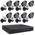 Ahd Dvr 16 Channel Wired Surveillance Kit 4K Camera