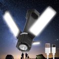 Usb Camping Light Folding Magnetic Hanging Camping Light 5 Modes Portable Power Bank