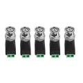 100pcs Green Terminal Bnc Male Connector To Dc Connector