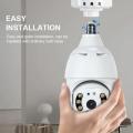 Wifi Surveillance Camera 360-Degree Smart High-Definition Light Bulb Type Lamp Head