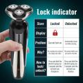 Electric Rechargeable Shaver 800Mah With Battery Power Lcd Display