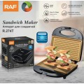 850W Sandwich Maker Grill and Toast Electric Non-Stick RAF SANDWICH MAKER