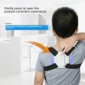 Training belt with automatic memory for shoulders
