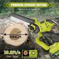 Cordless Chain Saw With 2 x 25V 7500mah Batteries