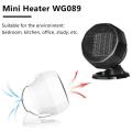 Three-Stage Rotating Continuous Temperature Control And Heat Preservation 1800W Mini Indoor Fan Cera