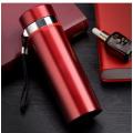 Stainless Steel Thermos Bottle With Lanyard