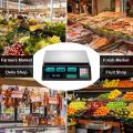 Double-Sided Display 40 Kg Digital Electronic Scale Stainless Steel Lcd