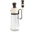 Glass Shaker With Pastry Brush For Cooking And Baking Various Colors 630 Ml