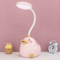 Usb Rechargeable Duck Desk Lamp 2 Settings With Pen Holder