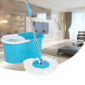 Rotating 360° Magic Spin Mop And Plastic Bucket Set-Blue