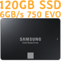 Samsung 750 EVO 2.5" 120GB SATA3 6GB/s SSD Solid State Drive
