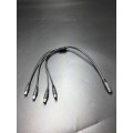 12V DC 4 Way Power Cable Splitter