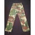 Rhodesian Army camo Pants, late war, size 32. No overseas postage.