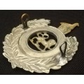 Rhodesian Corps Of Engineers Cap Badge. 1 Lug Repaired.Local postage only.