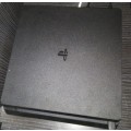PS4 500gb slim console *in perfect condition* with all cables, 1 remote and a game