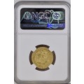 S. Africa: 1894 ZAR Gold Pond NGC Certified AU55