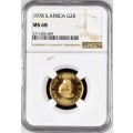 S. Africa: 1978 Gold 2 Rand NGC MS68