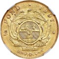 S. Africa: 1897 ZAR Gold 1/2 Pond NGC Certified AU55
