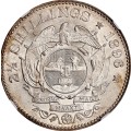 S. Africa: 1896 ZAR 2.5 Shillings (Halfcrown) NGC Certified MS62