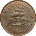 S. Africa: 1923 KGV 1 Penny NGC Certified MS65RB