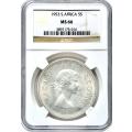 S. Africa: 1953 QEII 5 Shillings (Crown) NGC Certified MS66