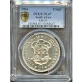 S. Africa: 1960 QEII 5 Shillings PCGS Certified PL67 `Union 50th Anniversary`