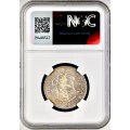 S. Africa: 1929 KGV 2 Shillings (Florin) NGC Certified MS62
