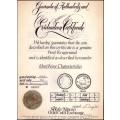 1983 1 Ounce Gold Proof Krugerrand Graded, Slabed and Certified  by SAGCE with 102 points