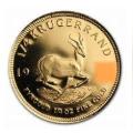 1989  1/4 Ounce  Proof Gold Krugerrand in a S. A. Mint Red Box.